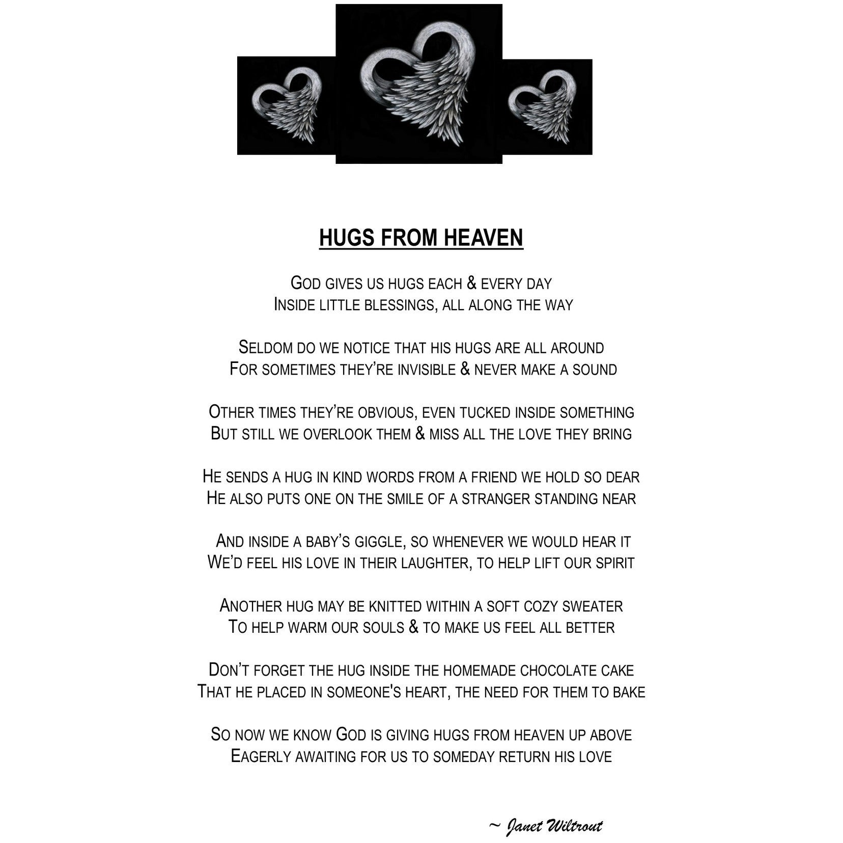 Product_Hug from Heaven, Shop_JW ArtWorx, Product_Christian Art & Gifts